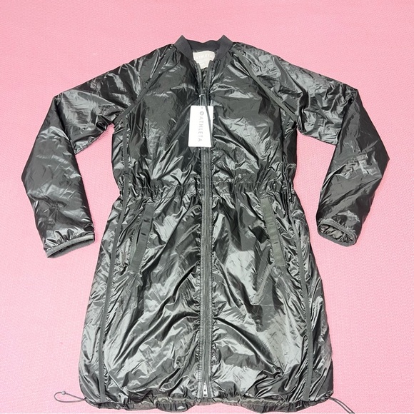 Athleta Summit PrimaLoft Shell Dark Green Insulated Lightweight Jacket size XXS - Picture 3 of 8